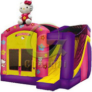 hello kitty combo inflatable bouncer